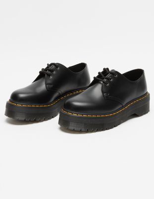 DR. MARTENS 1461 Smooth Leather Platform Shoes