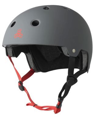 TRIPLE 8 Dual Certified X-Small/Small Gun Matte Helmet