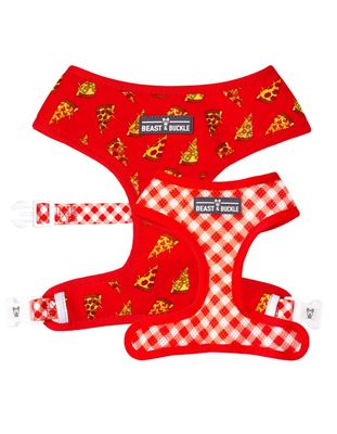 BEAST & BUCKLE Pizza Reversible Dog Harness