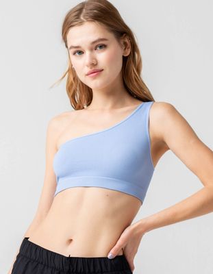 FULL TILT One Shoulder Blue Bralette