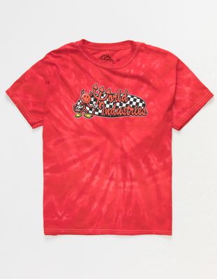 WORLD INDUSTRIES Retro Checker Boys Tie Dye T-Shirt