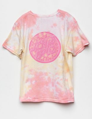 SANTA CRUZ Moonlight Dot Girls Pink Tee