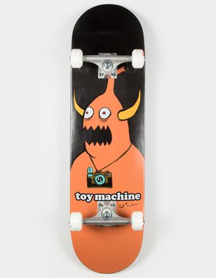 TOY MACHINE Ed Templeton Camera Monster 8.5" Complete Skateboard