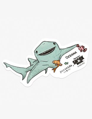 PURA VIDA x Shark Week Sticker