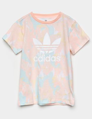 ADIDAS Marble Trefoil Girls Tee