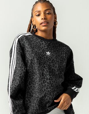 ADIDAS Leopard Crew Sweatshirt