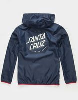 SANTA CRUZ Partial Dot Lined Windbreaker Jacket