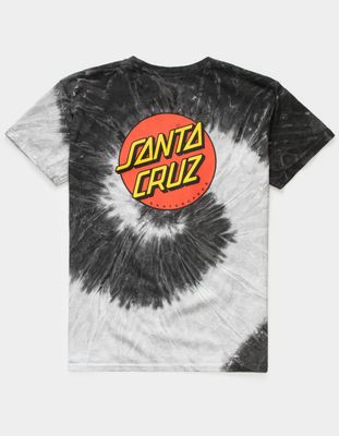 SANTA CRUZ Classic Dot Boys Tie Dye T-Shirt