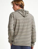 RSQ Striped Khaki Hooded T- Shirt