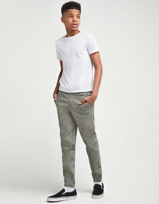 RSQ Twill Boys Agave Jogger Pants