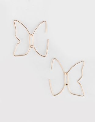 FULL TILT Butterfly Safety Pin Earrings