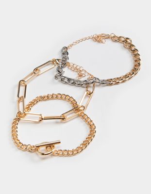 FULL TILT 4 Pack Rectangle Toggle Bracelets