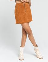 BLANK NYC Moon Child Suede Mini Skirt