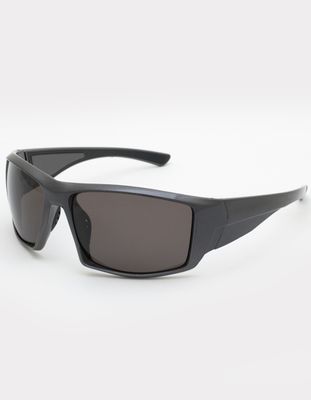 Plastic Black Square Sunglasses