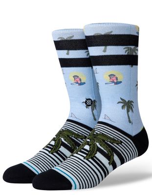 STANCE Aloha Monkey Stripe Crew Socks