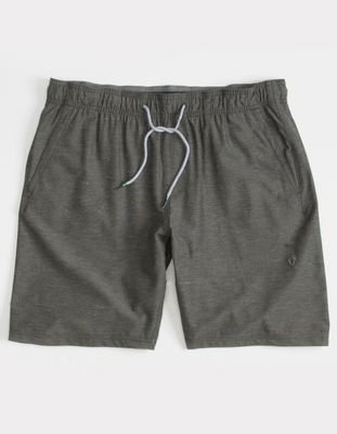 VISSLA Hemp No See Ums Charcoal Elastic Shorts