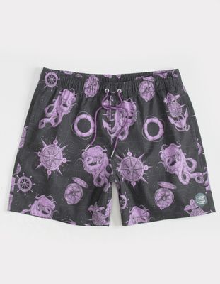 PSYCHO TUNA Octopus Volley Shorts