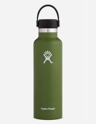 HYDRO FLASK Olive 21oz Standard Mouth Water Bottle