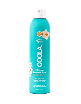 COOLA SPF 30 Classic Body Organic Tropical Coconut Sunscreen Spray