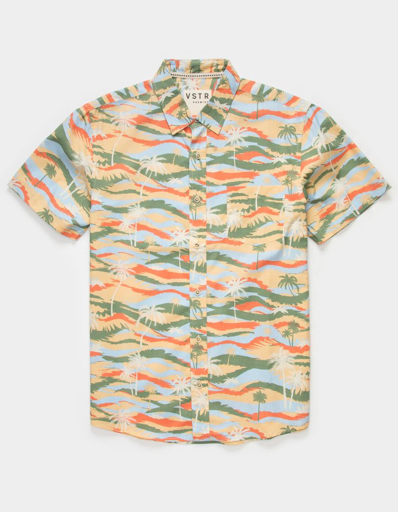 VSTR Wavy Palm Button Up Shirt