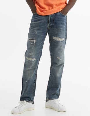BDG Urban Outfitters Rip & Repair Distressed Dad Jeans