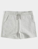 FULL TILT Girls Heather Gray Sweat Shorts