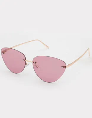 Capri Oval Cat Eye Sunglasses