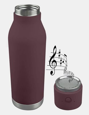 ASOBU Wireless BT60 Double Walled Maroon Speaker Bottle