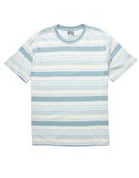 RSQ Oversized Striped Sage & Yellow T-Shirt