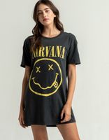 NIRVANA Smiley T-Shirt Dress