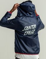 SANTA CRUZ Partial Dot Lined Windbreaker Jacket