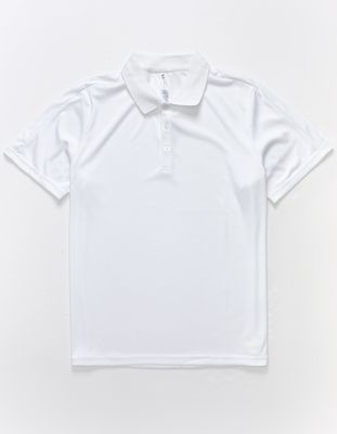 FILA White Line Pin Stripe Polo Shirt