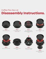 HYDRO FLASK Carnation 16oz Coffee Flask With Flex Sipâ¢ Lid