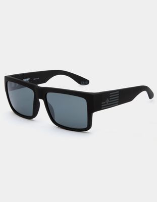 SPY Cyrus Flag Black Mirror Sunglasses