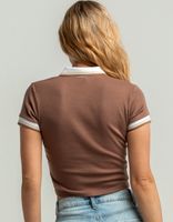 RSQ Contrast Fitted Polo Tee