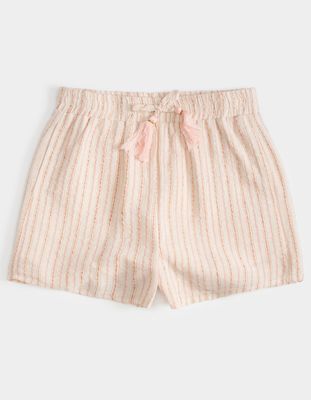 FOR ALL SEASONS Stripe Girls Pull On Shorts
