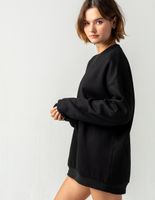 4TH & RECKLESS Natalia Black Sweatshirt Dress