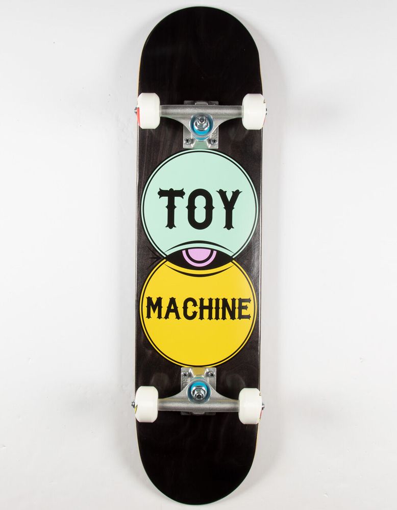 TOY MACHINE Venn Diagram 7.75" Complete Skateboard