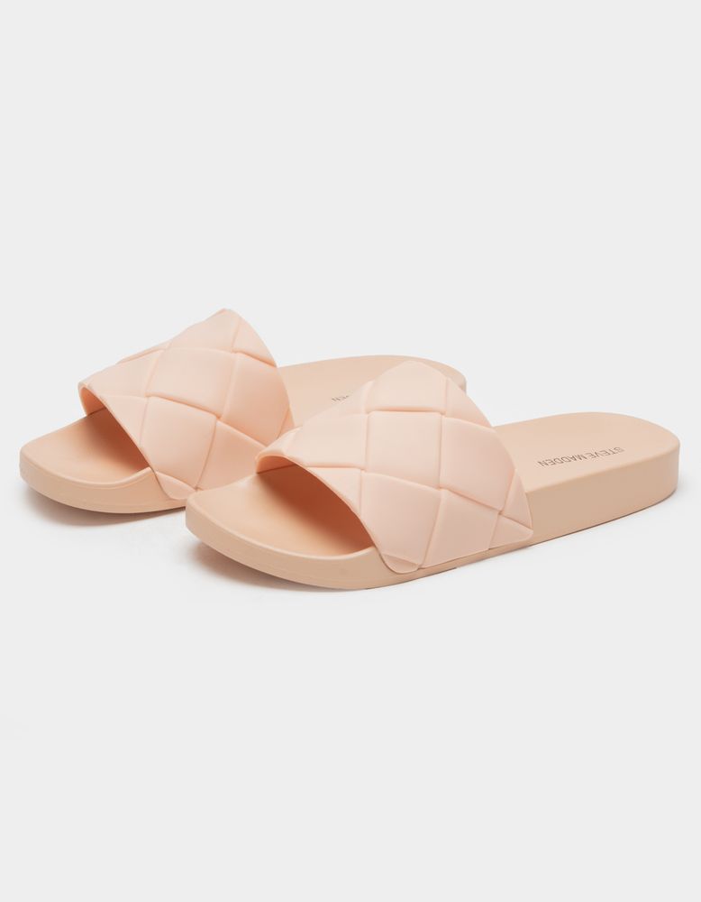 STEVE MADDEN Soulful Nude Slide Sandals