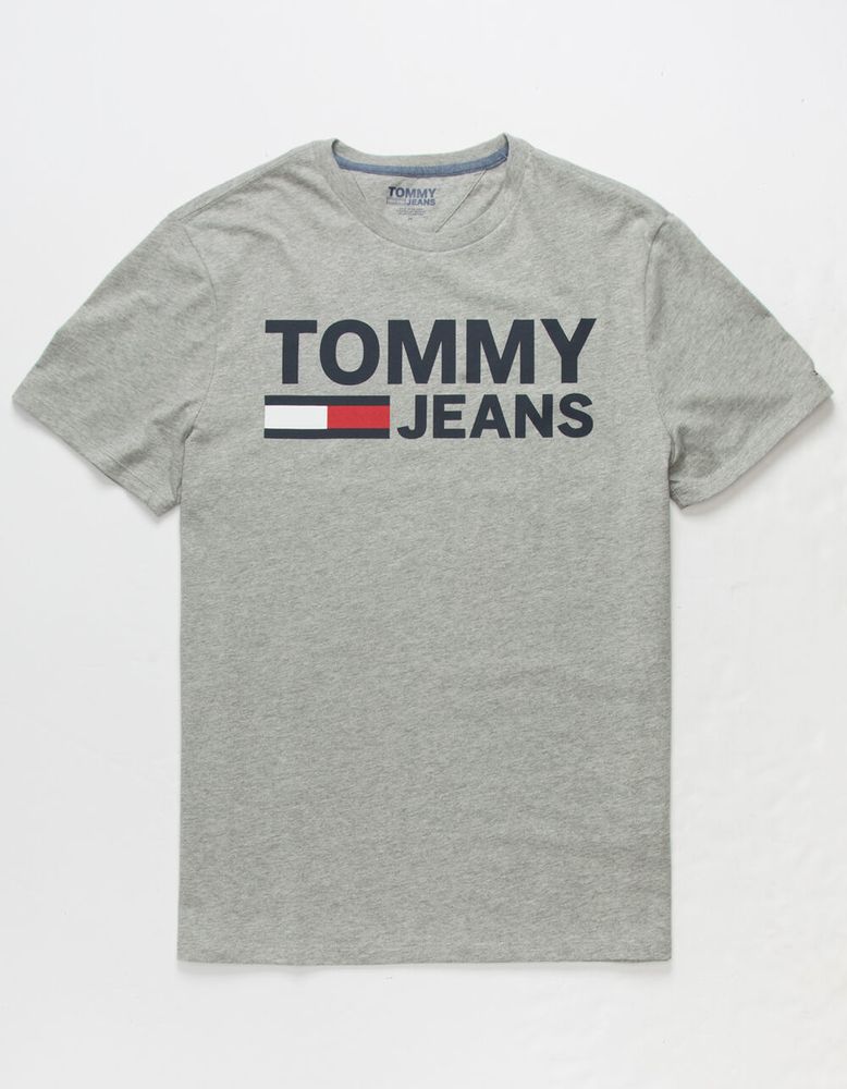 TOMMY JEANS Lock Up Gray T-Shirt