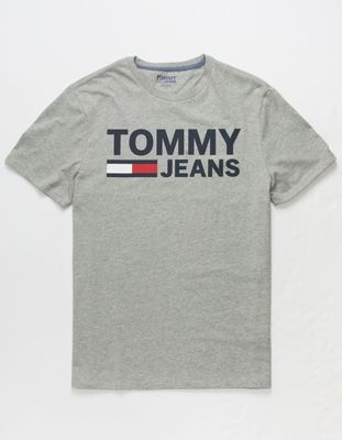 TOMMY JEANS Lock Up Gray T-Shirt