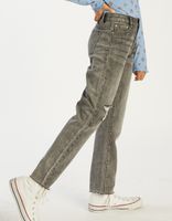 RSQ Girls High Rise Ripped Straight Leg Jeans