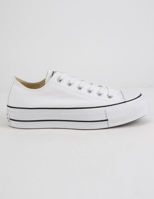 CONVERSE Chuck Taylor All Star Lift White Low Top Shoes