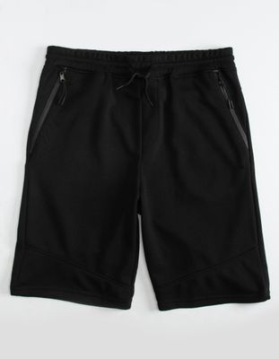 BROOKLYN CLOTH Slant Zip Solid Boys Sweat Shorts