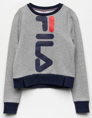 FILA Miss Mona Grey Girls Sweatshirt