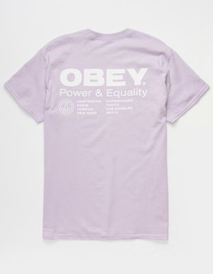 OBEY Obey Equality Lavender T-Shirt