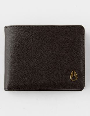 NIXON Cape Vegan Leather Brown Wallet