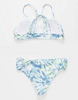 FULL TILT Strappy Blue Combo Girls Bikini Set