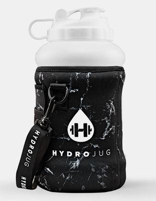 HYDROJUG Insulating Black Marble Water Bottle Sleeve