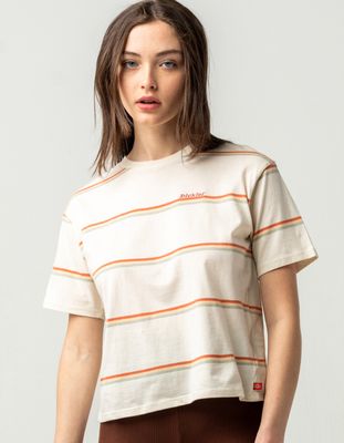 DICKIES Striped Tombo Off White Tee